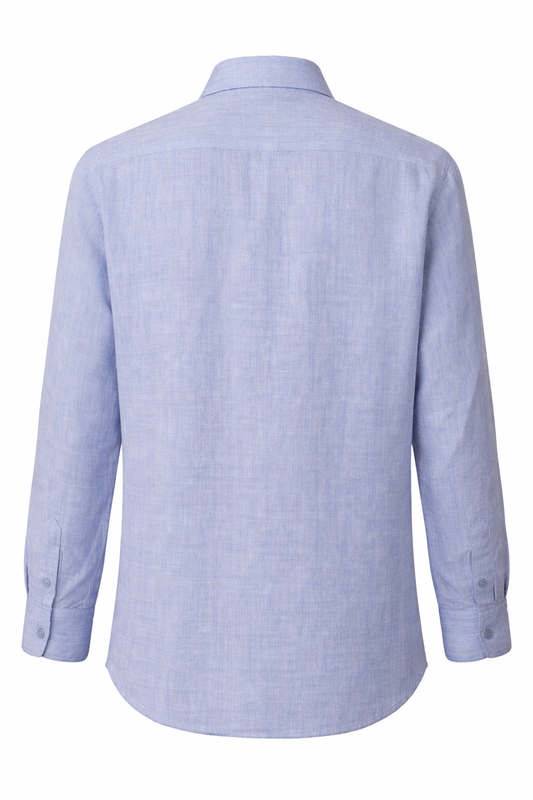 Men's Linen Shirt - Powder Blue Linen