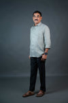 Men’s Linen Shirt – Grey