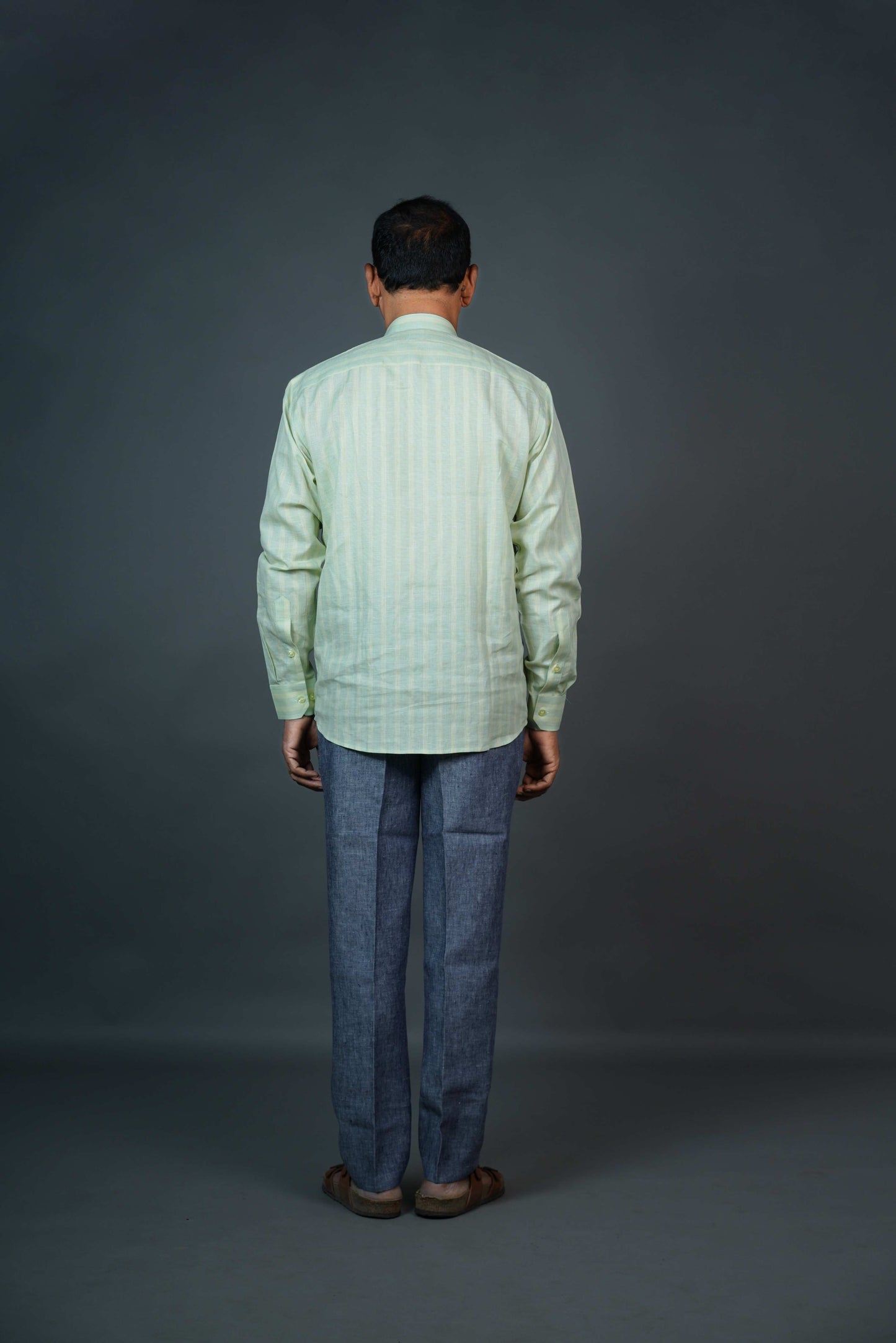 Men’s Linen Shirt – Light Mint Green