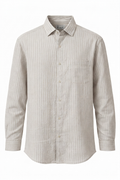 KWIT Pure Linen - Beige and White Stripe