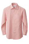 KWIT Pure Linen Shirt - Peach