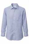 KWIT Pure Linen Shirt - Powder Blue