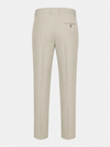 Beige Pure Cotton Twill Trousers