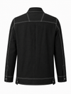 KWIT Denim-Style Linen Jacket – Black