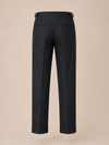 100% Pure Linen Gurkha Trousers - Black