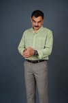 KWIT Handloom Cotton Shirt - Apple Green