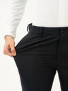Everyday Black Slim Fit Stretch Formal Pants