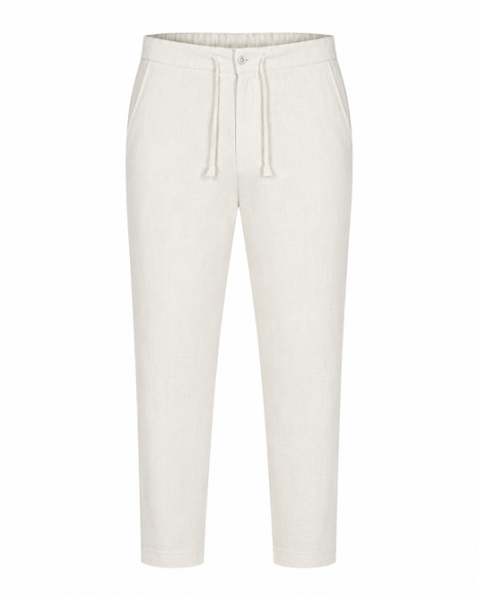 25 Lea Linen Drawstring Trousers