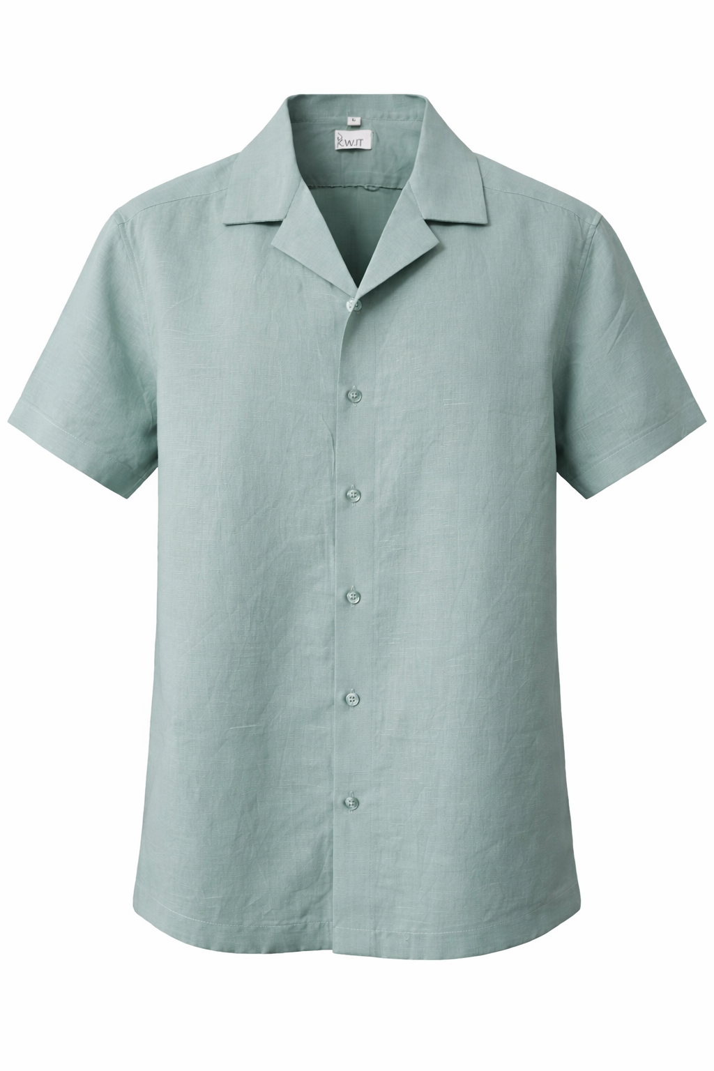 Men’s Linen Shirt - Muted Sage Green