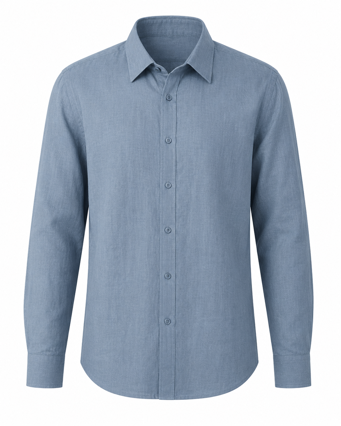 Arctic Sky Pure Linen Shirt