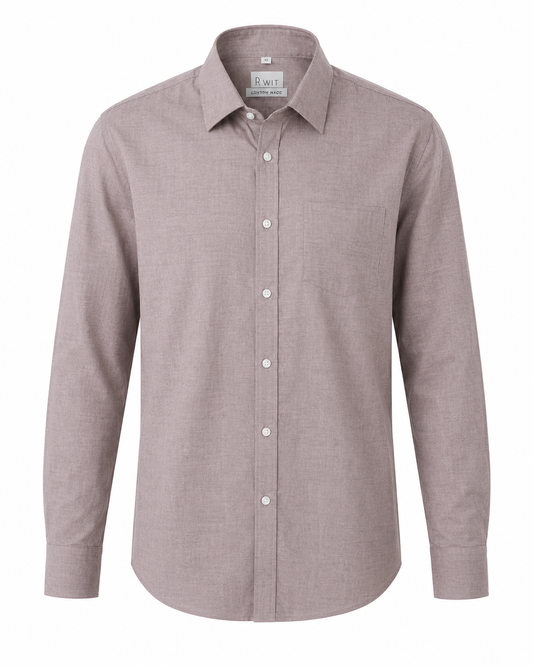 Desert Taupe Pure Cotton Shirt