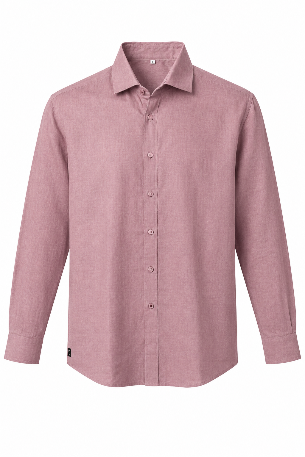 40 LEE Pure Linen Shirt – Dusty Rose