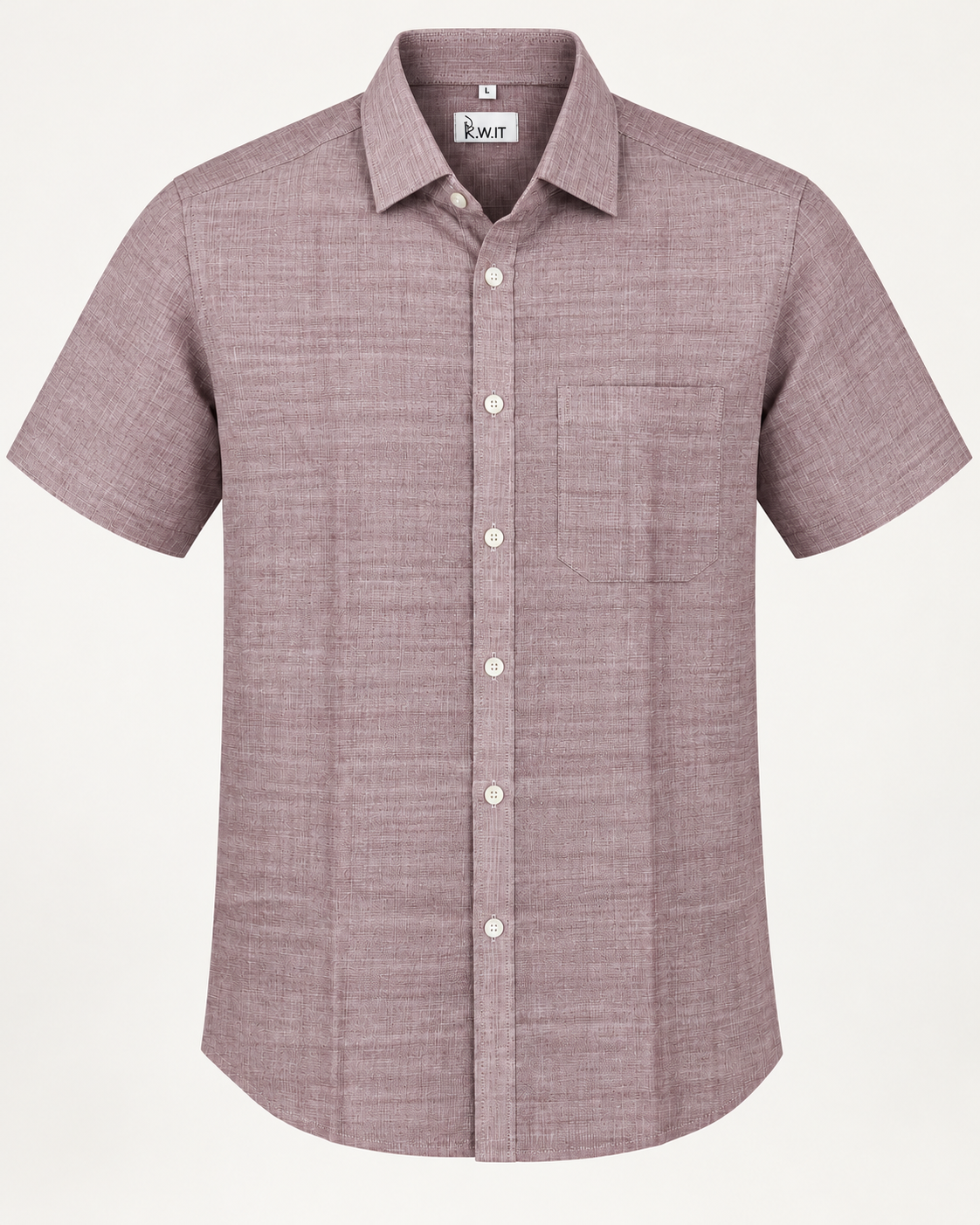 KWIT Handloom Cotton Shirt - Mauve