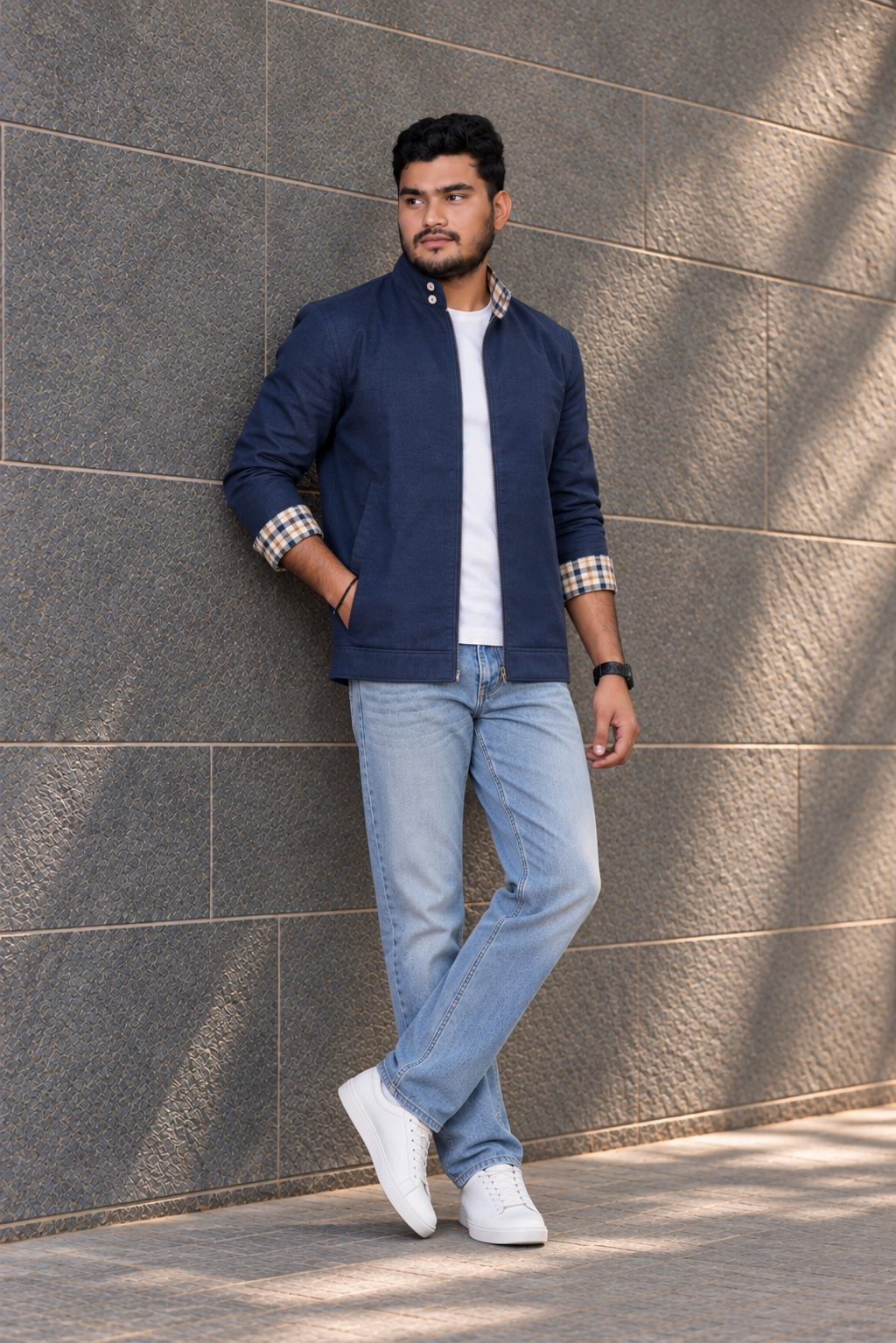 KWIT Reversible Jacket – Blue