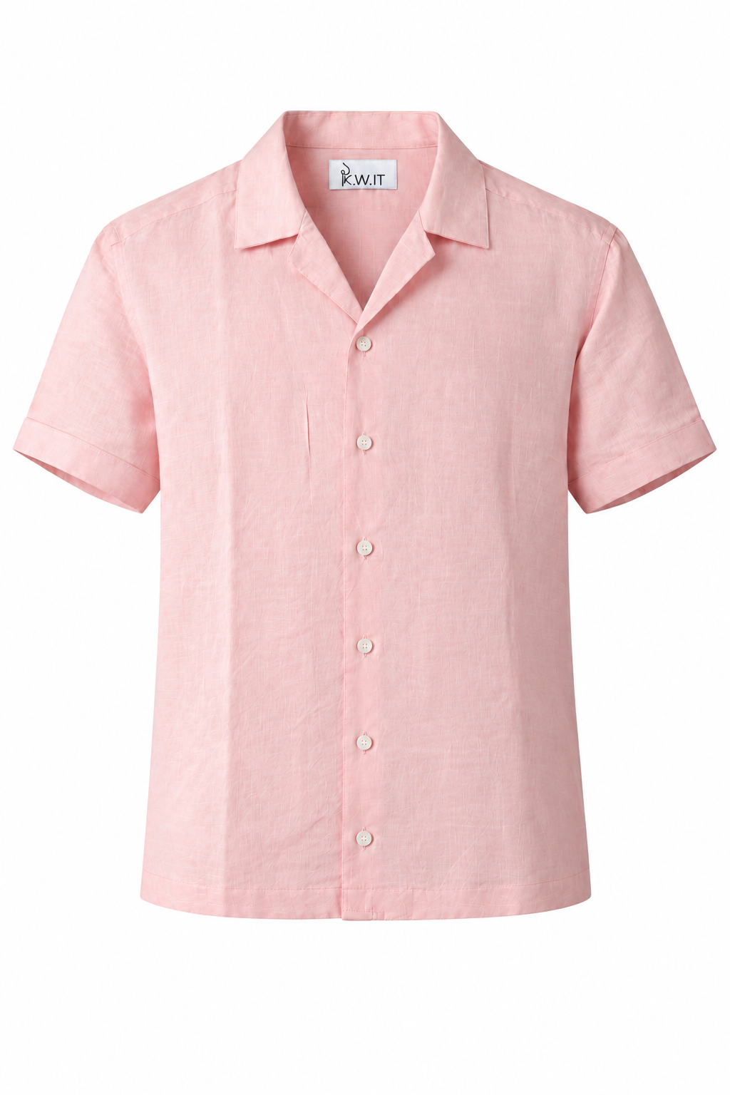 KWIT Pure Linen Shirt - Pastel Pink