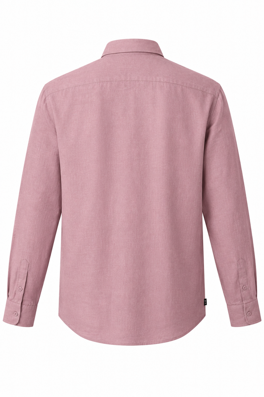 40 LEE Pure Linen Shirt – Dusty Rose