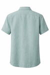 Men’s Linen Shirt - Muted Sage Green