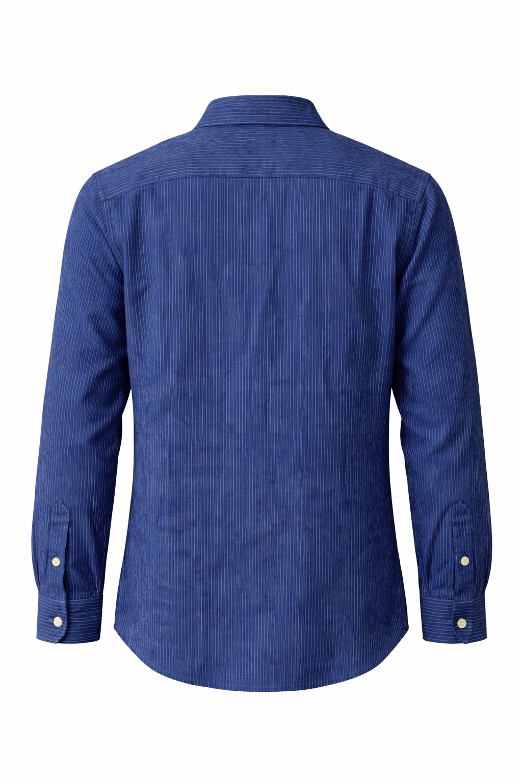Men's Linen Shirt - Royal Blue Stripe