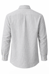 Men’s Linen Shirt - Light Ash Grey