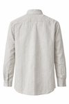 Men's Linen Shirt - Linen Sand Stripe Classic