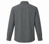 Graphite Grey Cotton Half-Placket Shirt