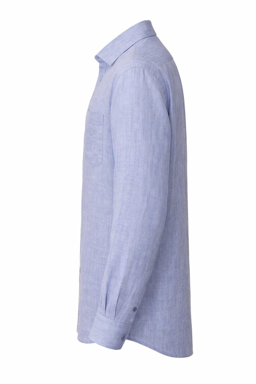 Men's Linen Shirt - Powder Blue Linen