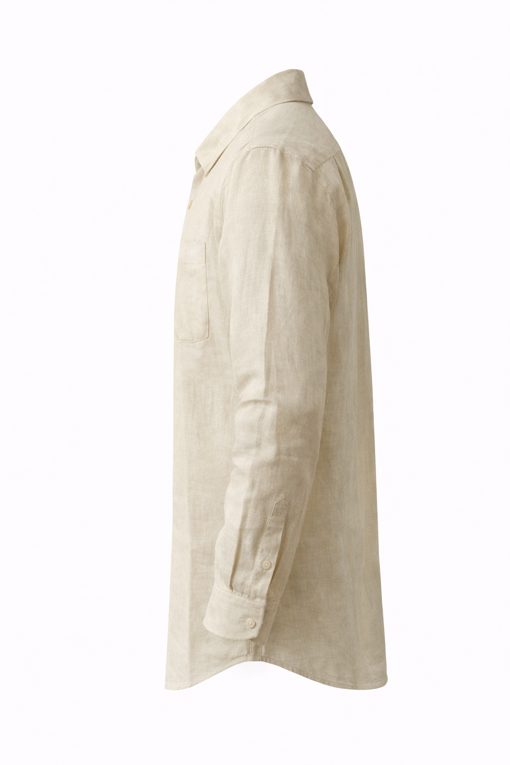 Men's Linen Shirt - Beige(Gold) Linen Classic