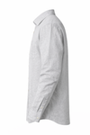 Men’s Linen Shirt - Light Ash Grey