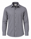 KWIT Mixed Linen Shirt - Slate Grey