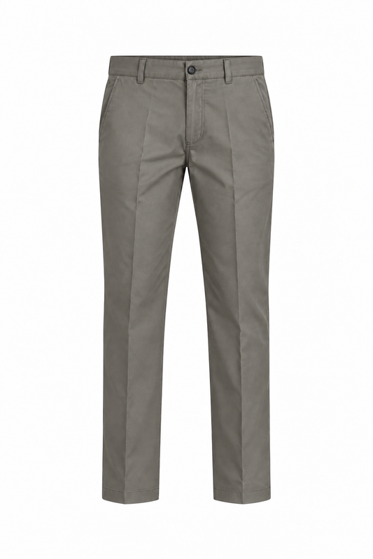 Camel Pure Cotton Twill Trousers