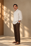 KWIT Pure Linen Shirt - Stone Beige