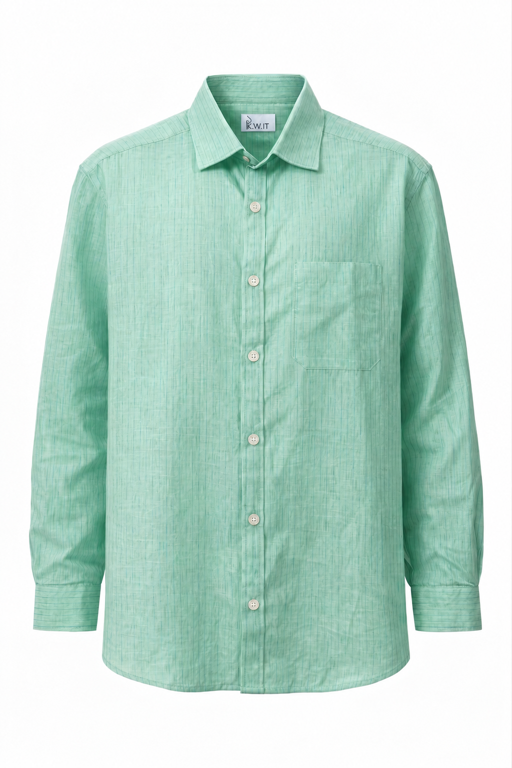 KWIT Pure Linen Shirt - Mint Green