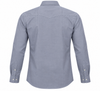 Silver Mist Dual-Pocket Cotton Shirt
