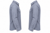 Silver Mist Dual-Pocket Cotton Shirt