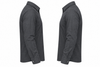Graphite Grey Cotton Half-Placket Shirt