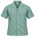 KWIT Mixed Linen Shirt - Sage Green