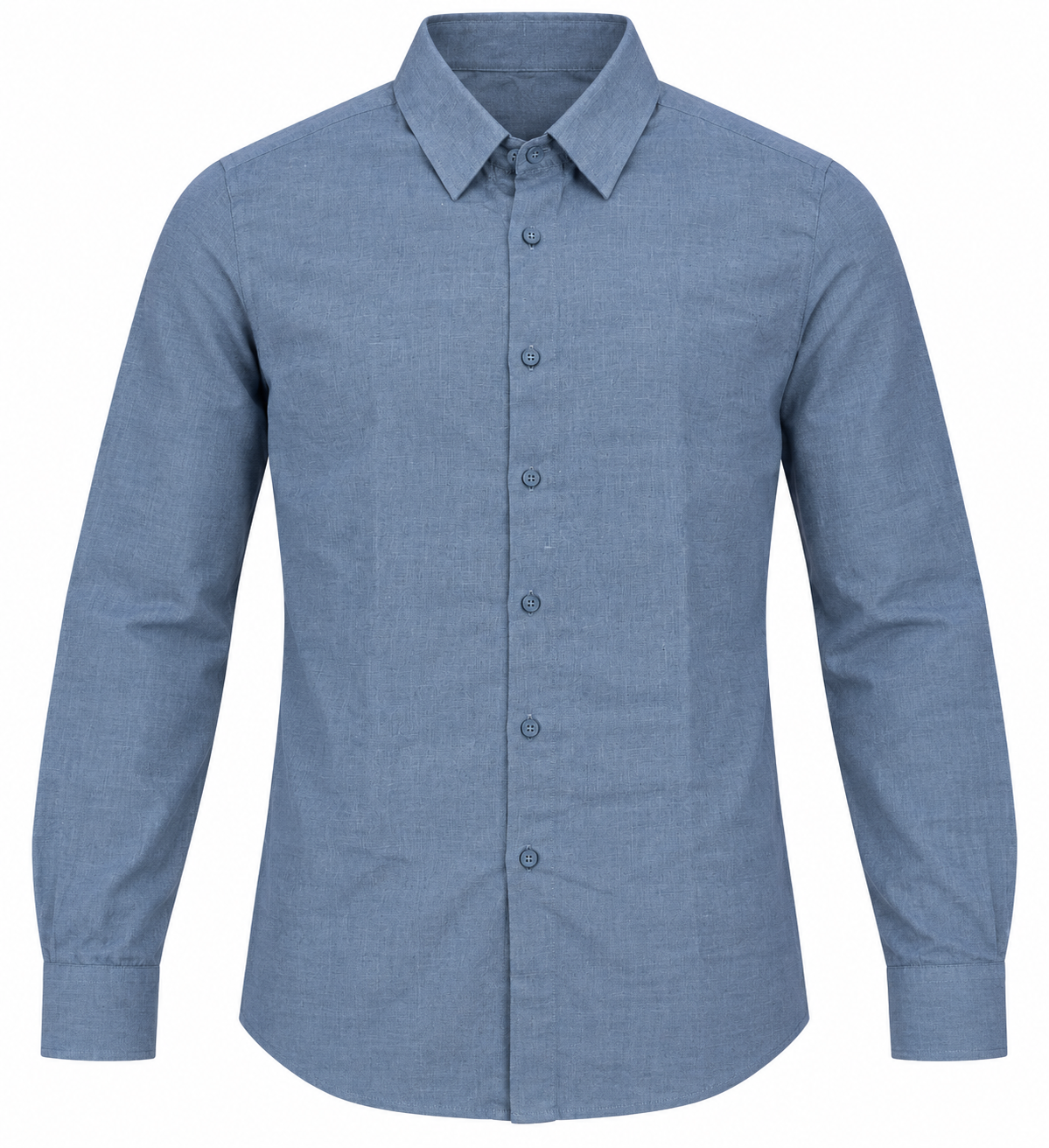 Arctic Sky Pure Linen Shirt